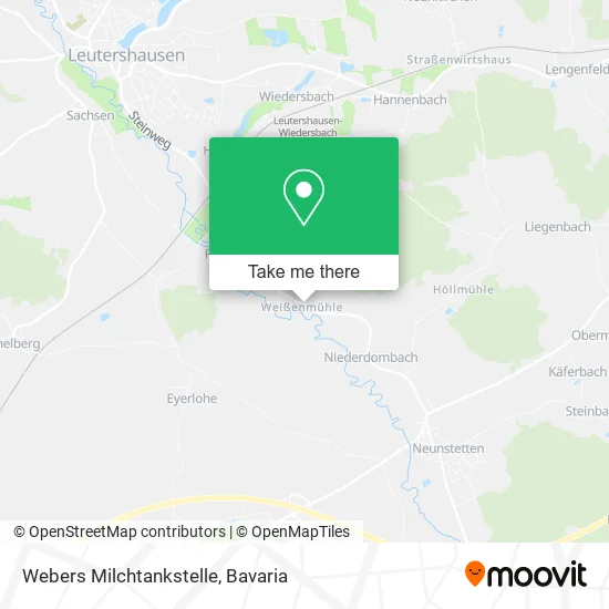 Карта Webers Milchtankstelle