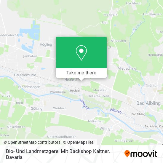 Bio- Und Landmetzgerei Mit Backshop Kaltner map