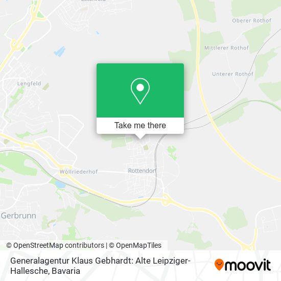 Generalagentur Klaus Gebhardt: Alte Leipziger-Hallesche map