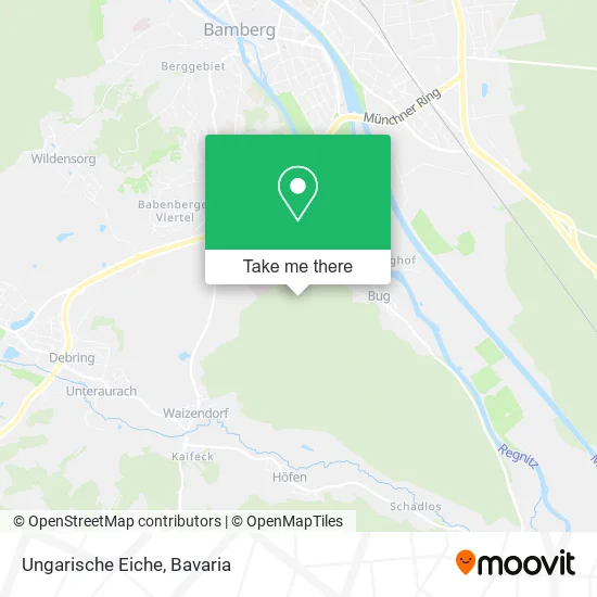 Карта Ungarische Eiche