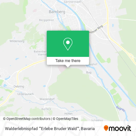 Карта Walderlebnispfad ""Erlebe Bruder Wald""