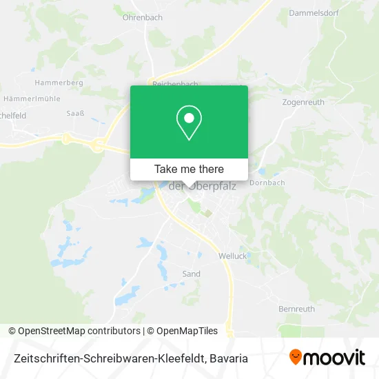 Карта Zeitschriften-Schreibwaren-Kleefeldt