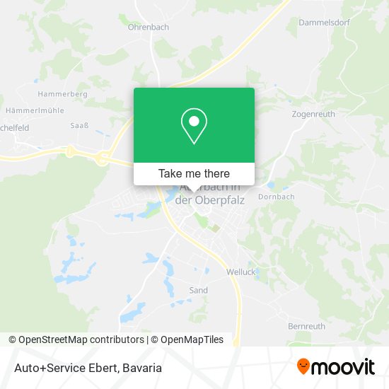 Auto+Service Ebert map