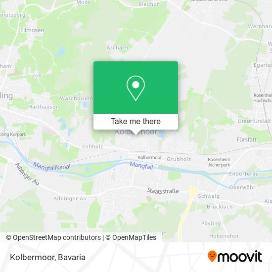 Карта Kolbermoor