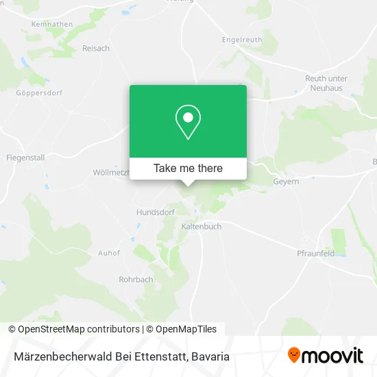 Карта Märzenbecherwald Bei Ettenstatt