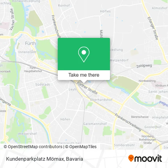 Карта Kundenparkplatz Mömax