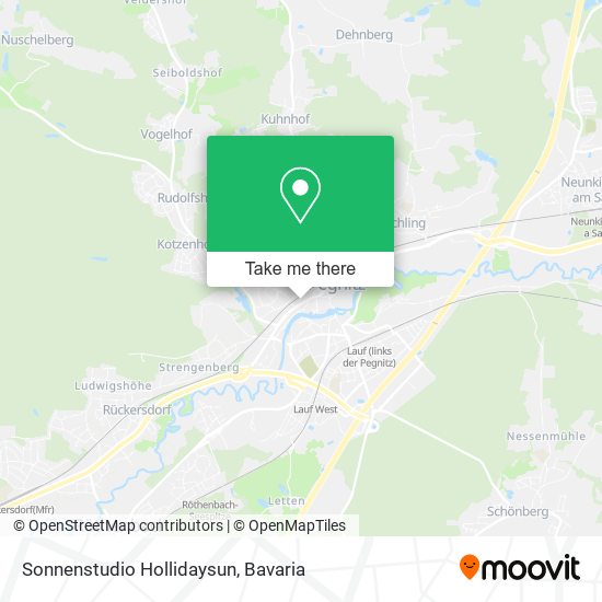 Sonnenstudio Hollidaysun map
