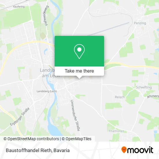 Карта Baustoffhandel Rieth