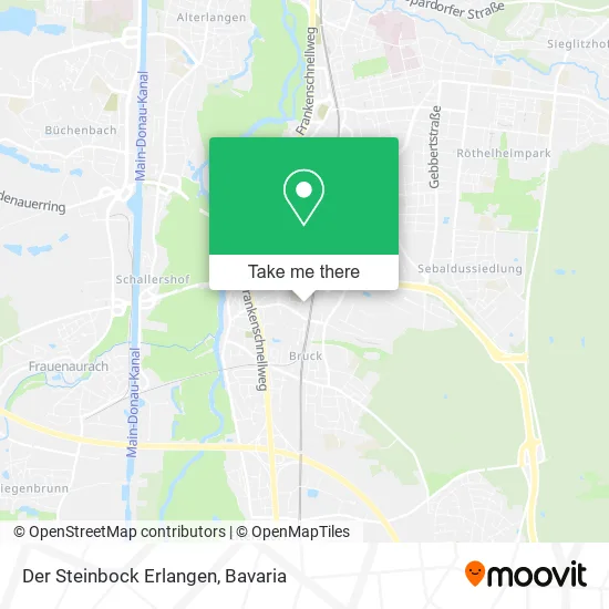 Карта Der Steinbock Erlangen