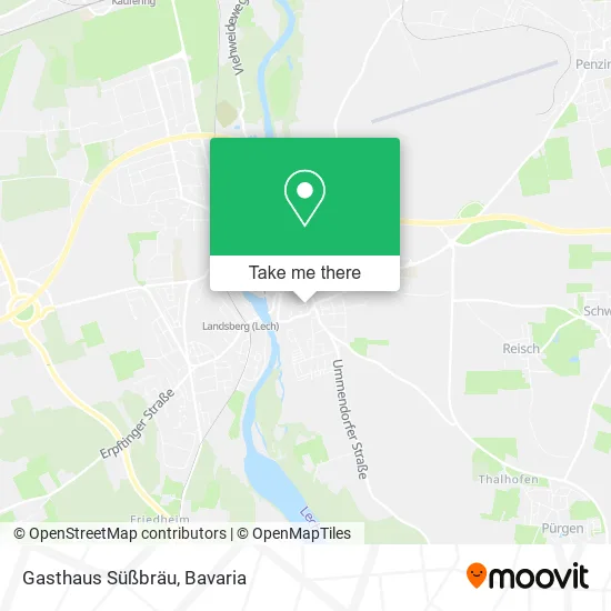 Карта Gasthaus Süßbräu
