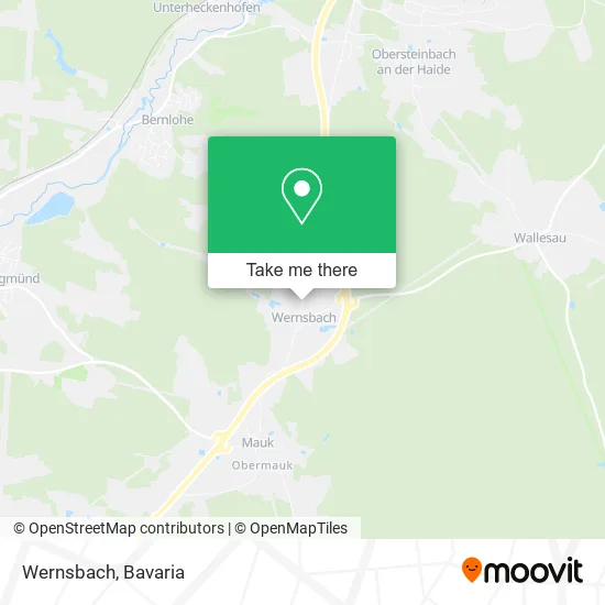 Карта Wernsbach