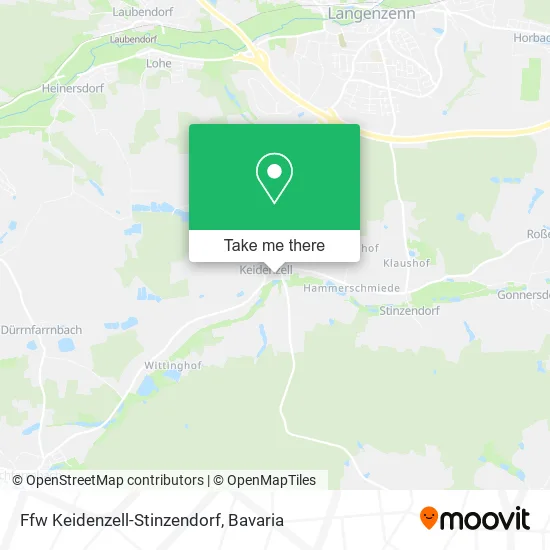 Карта Ffw Keidenzell-Stinzendorf