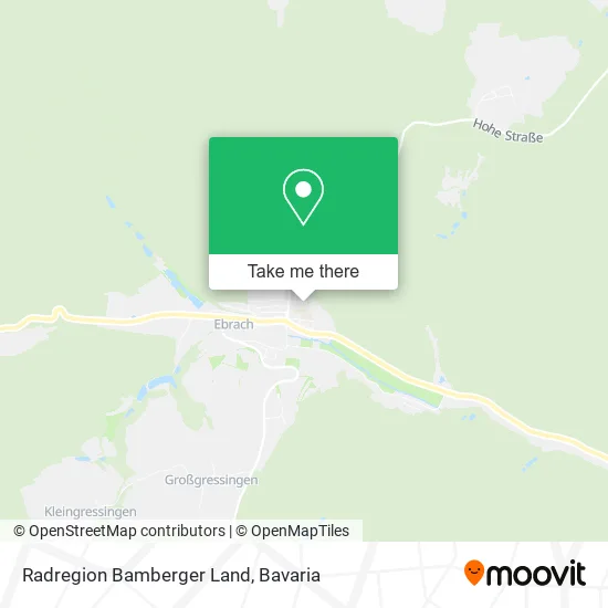 Карта Radregion Bamberger Land