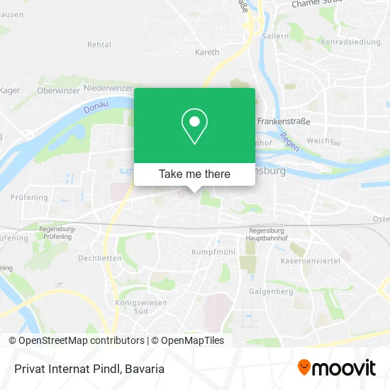 Карта Privat Internat Pindl