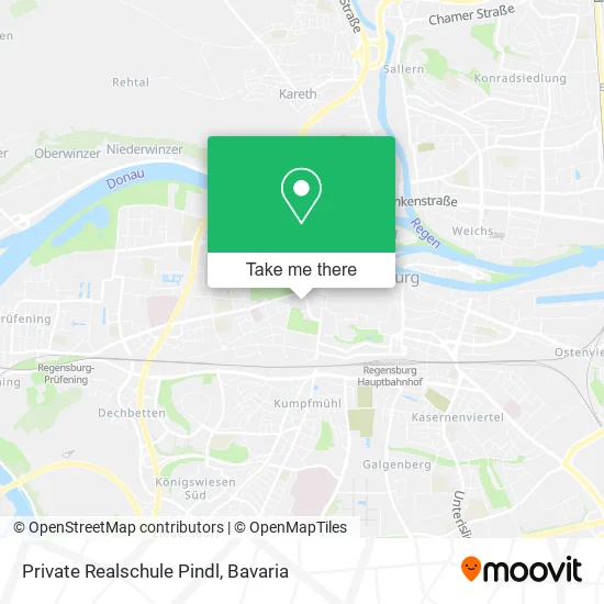 Карта Private Realschule Pindl