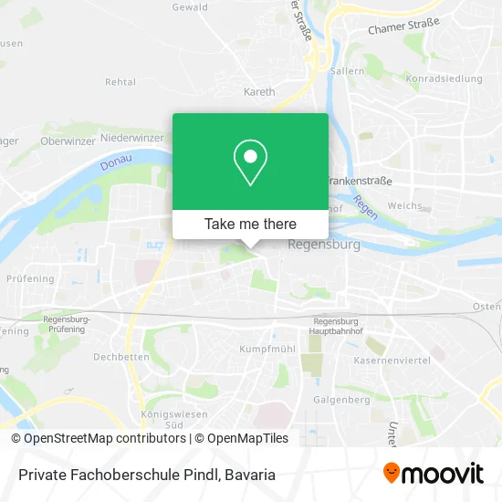 Карта Private Fachoberschule Pindl
