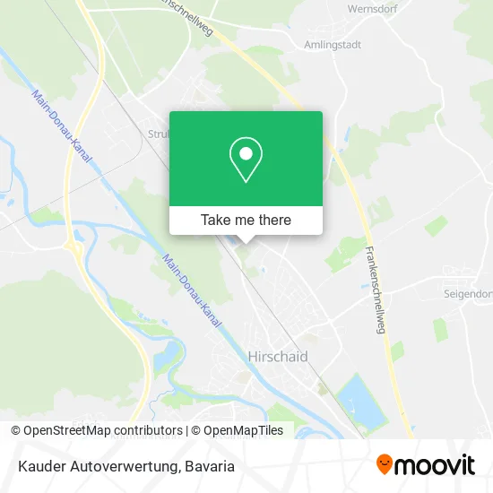 Карта Kauder Autoverwertung