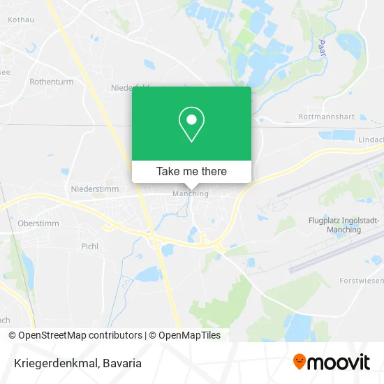 Карта Kriegerdenkmal