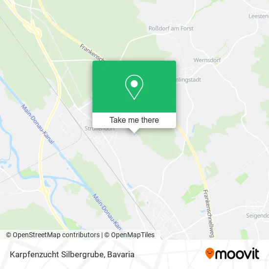 Карта Karpfenzucht Silbergrube