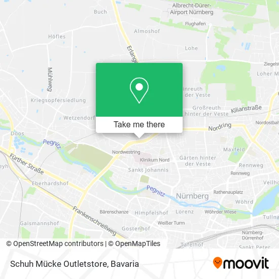 Карта Schuh Mücke Outletstore