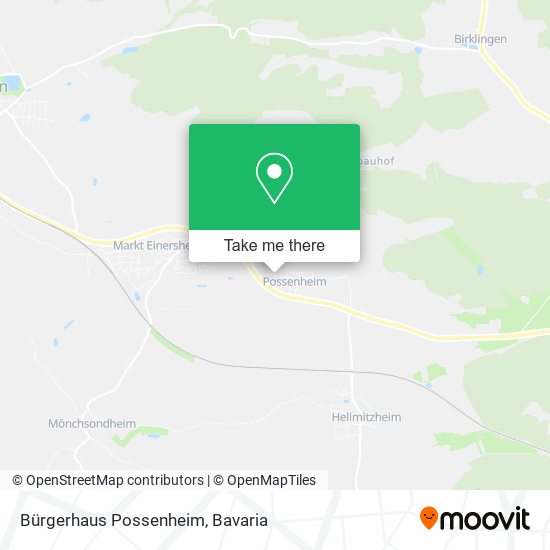 Bürgerhaus Possenheim map