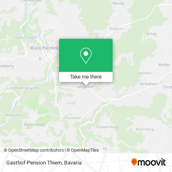 Gasthof-Pension Thiem map