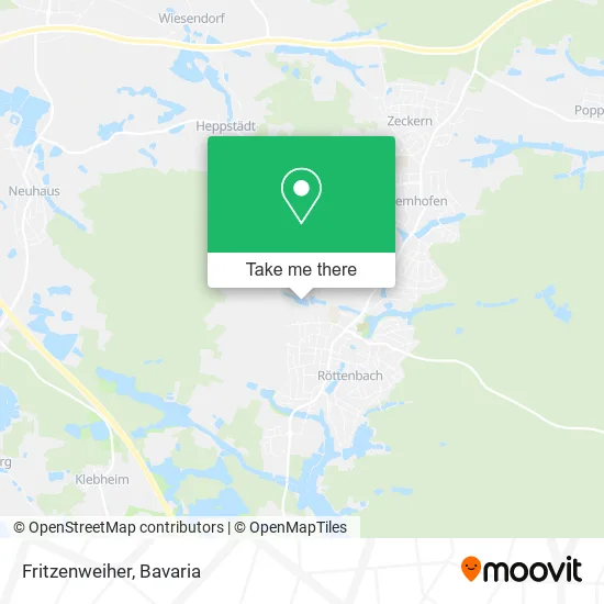 Карта Fritzenweiher