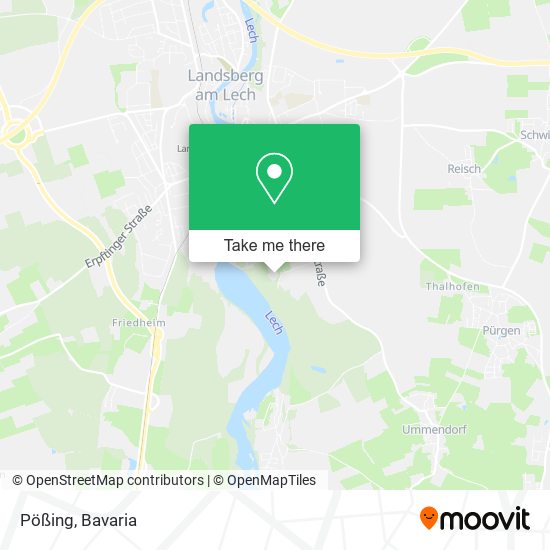 Карта Pößing