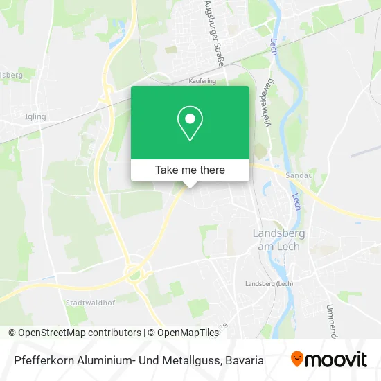 Карта Pfefferkorn Aluminium- Und Metallguss