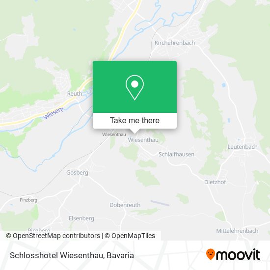 Schlosshotel Wiesenthau map