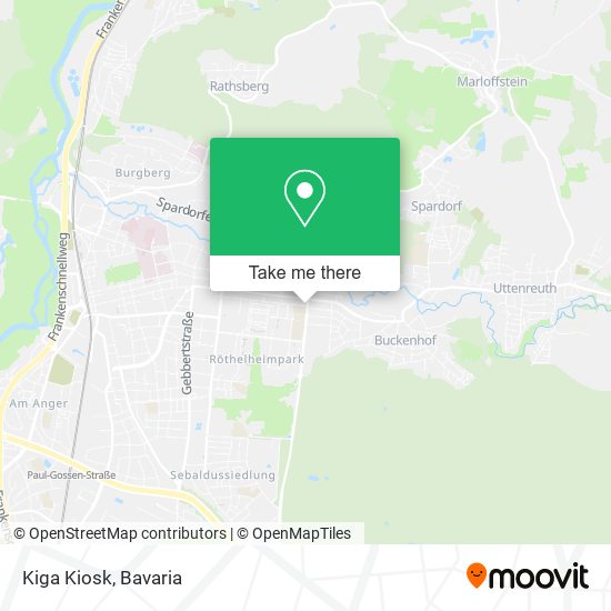 Kiga Kiosk map