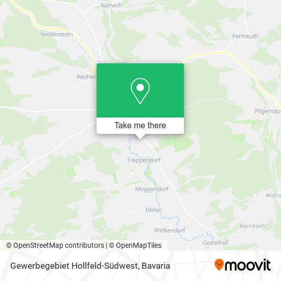 Gewerbegebiet Hollfeld-Südwest map