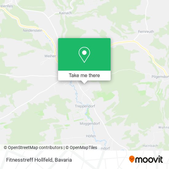 Fitnesstreff Hollfeld map