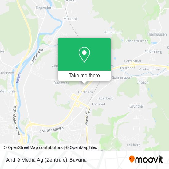 André Media Ag (Zentrale) map