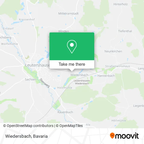 Карта Wiedersbach