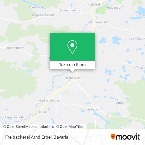 Freibäckerei Arnd Erbel map