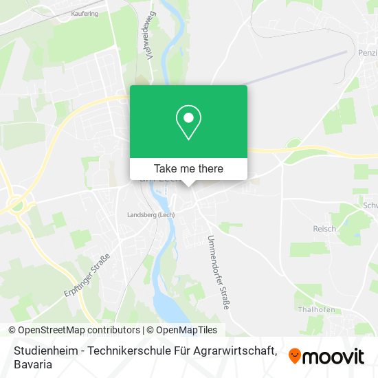 Studienheim - Technikerschule Für Agrarwirtschaft map