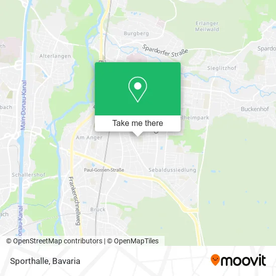 Карта Sporthalle