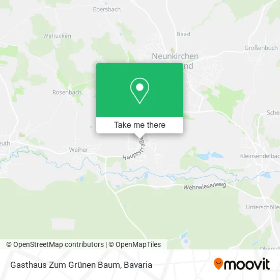 Карта Gasthaus Zum Grünen Baum