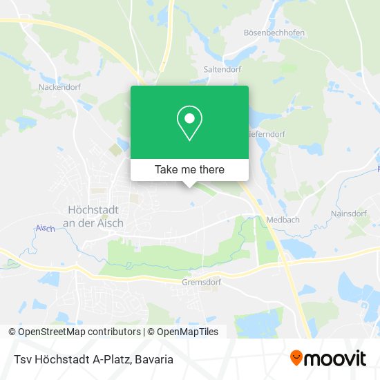 Tsv Höchstadt A-Platz map