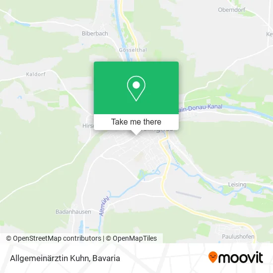 Карта Allgemeinärztin Kuhn