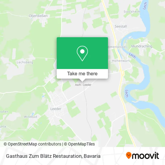 Карта Gasthaus Zum Blätz Restauration