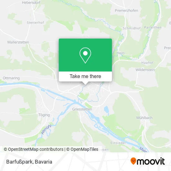 Карта Barfußpark