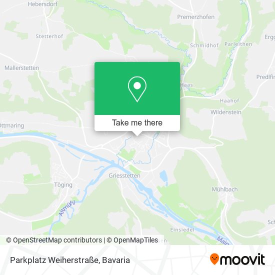 Parkplatz Weiherstraße map