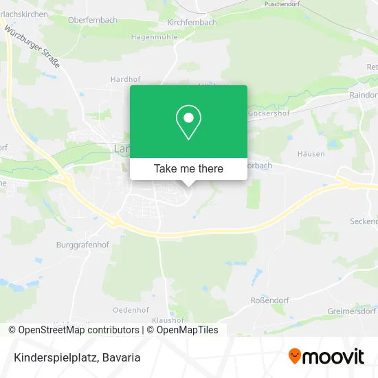 Карта Kinderspielplatz