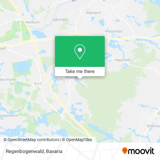 Карта Regenbogenwald