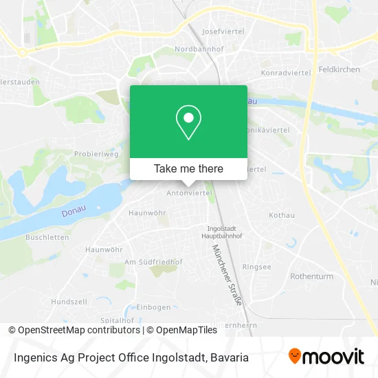 Карта Ingenics Ag Project Office Ingolstadt