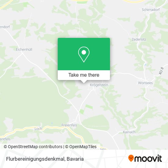 Flurbereinigungsdenkmal map