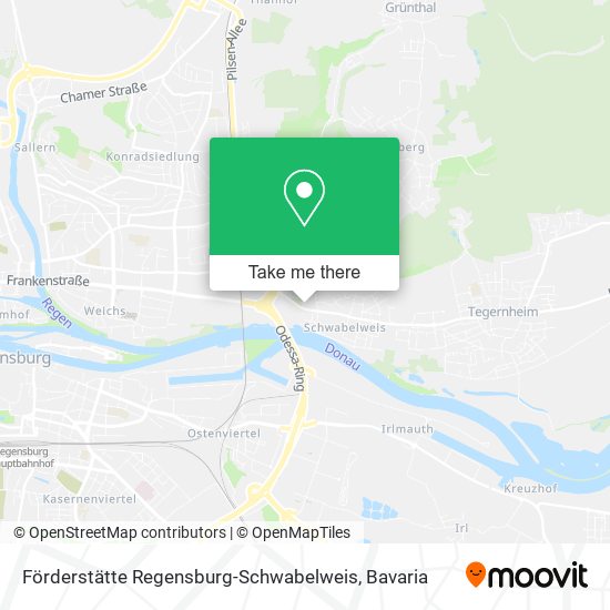 Förderstätte Regensburg-Schwabelweis map