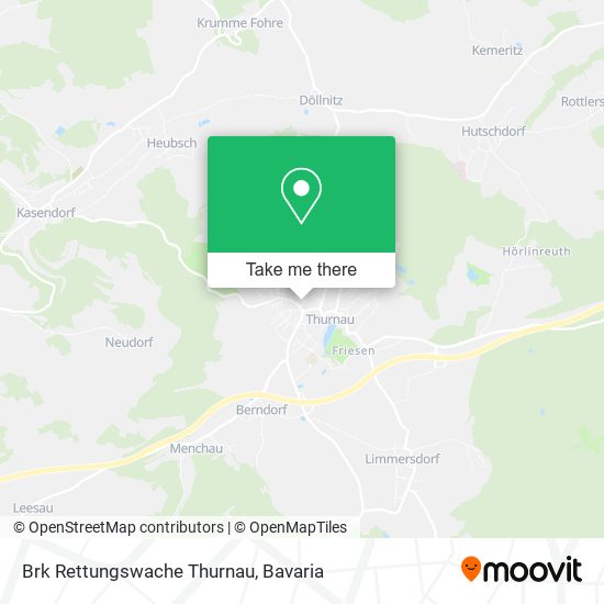 Brk Rettungswache Thurnau map